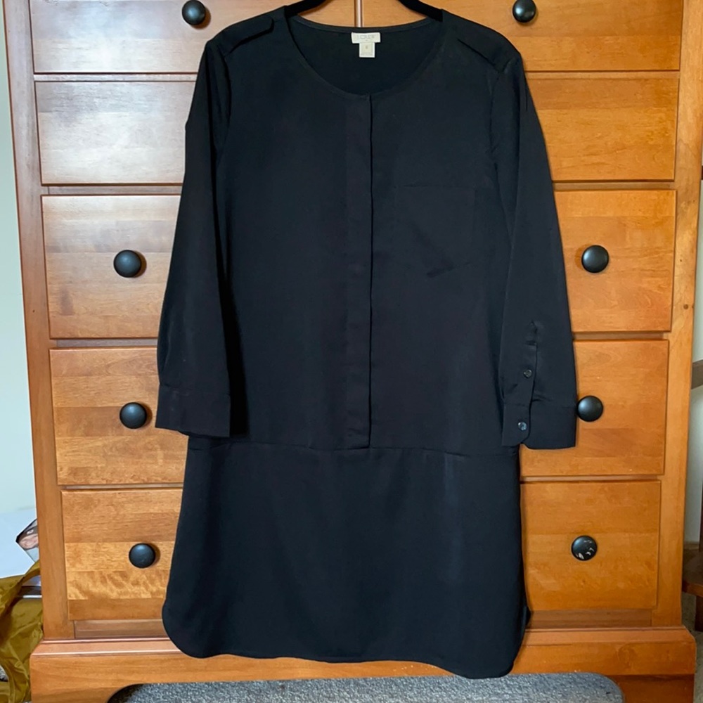 J crew black dress size 6